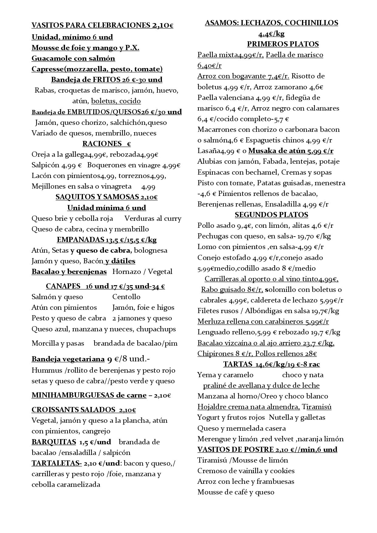 Biptico men&uacute; trasera 2026